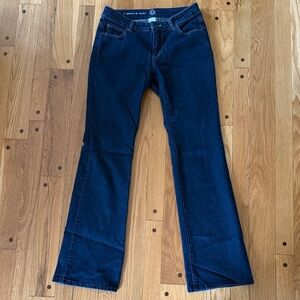 Westport W62 Signature Fit Boot Flare Dark Blue Jeans Size 2